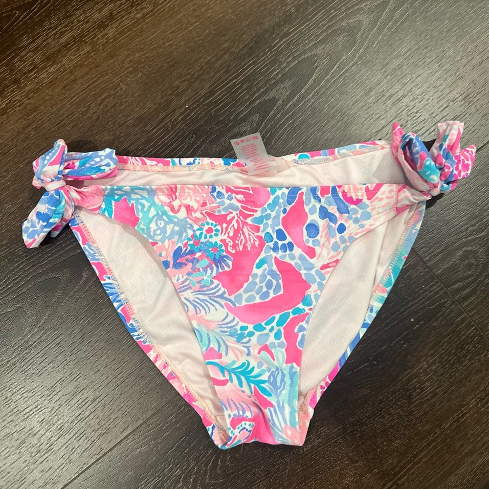 Lilly Pulitzer Pink and Blue Bikini Bottom